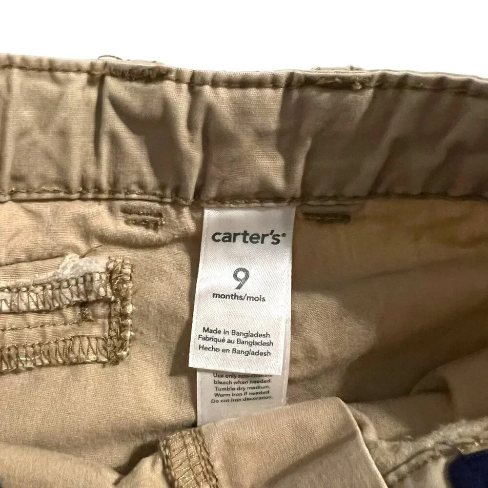 Carter's 9m Khaki Cargo Shorts